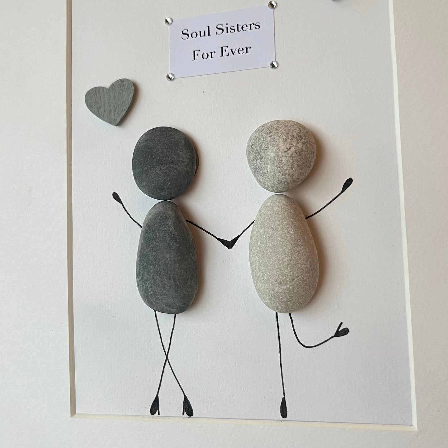 Special friend pebble art picture frame